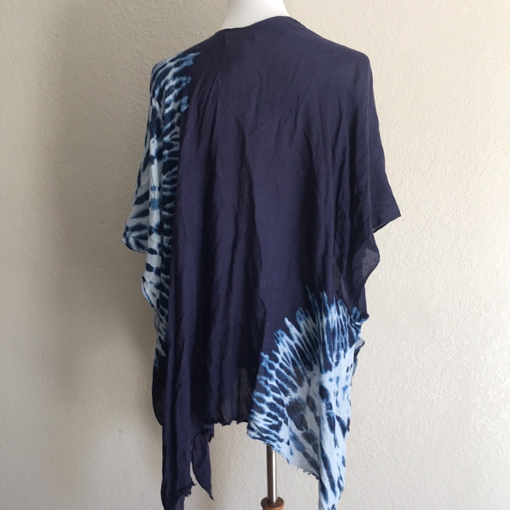 Calvin Klein Tie Dye Kimono Cover up - Picture 4 of 5